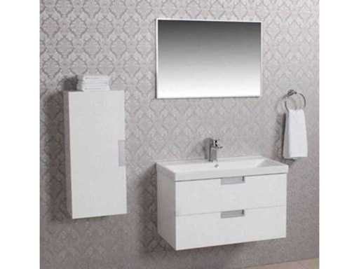 Set di mobili da bagno 38.4005 bianco lucido