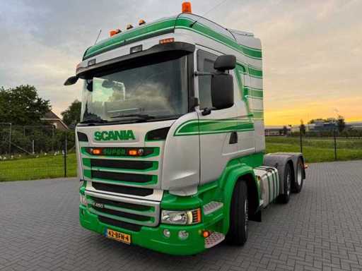 Scania - R450 - Vollucht - Gestuurde voorloper - Vrachtwagen - 2015 - 42-BFN-4