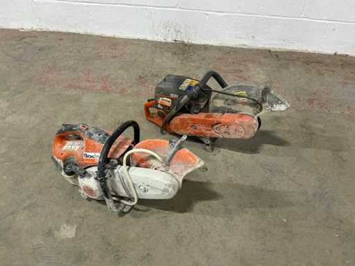 Stihl/Husqvarna TS 410/K770 Stone saw machine (2x)
