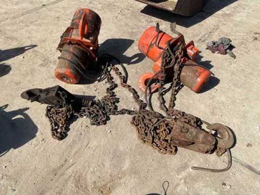 Nitchi MH40H Electric chain hoist 5 tons (2x)