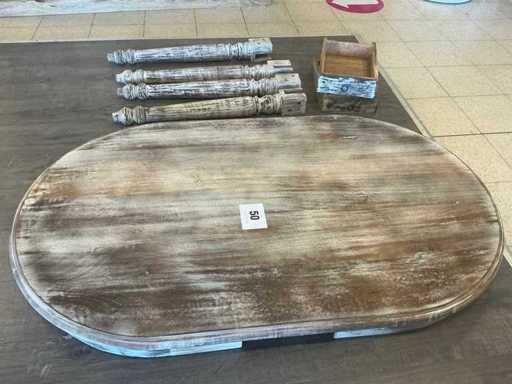 Gedemonteerde Eetkamertafel