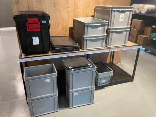 O.a. Engels Transportbak/opslagkrat Magazijnbak (10x)