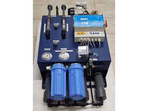 TKA REVERSE OSMOSIS WATER SYSTEM ON A CHASSIS Reverse osmosis water system on a frame