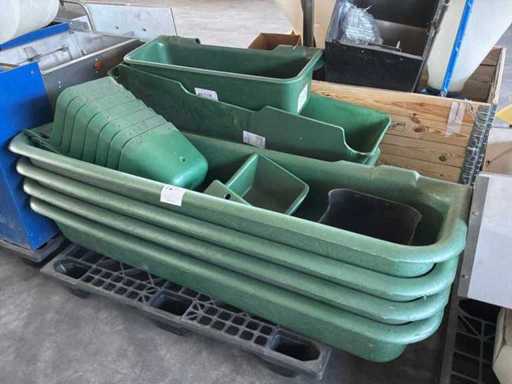 OK Plast Kunststof voederbak (7x)