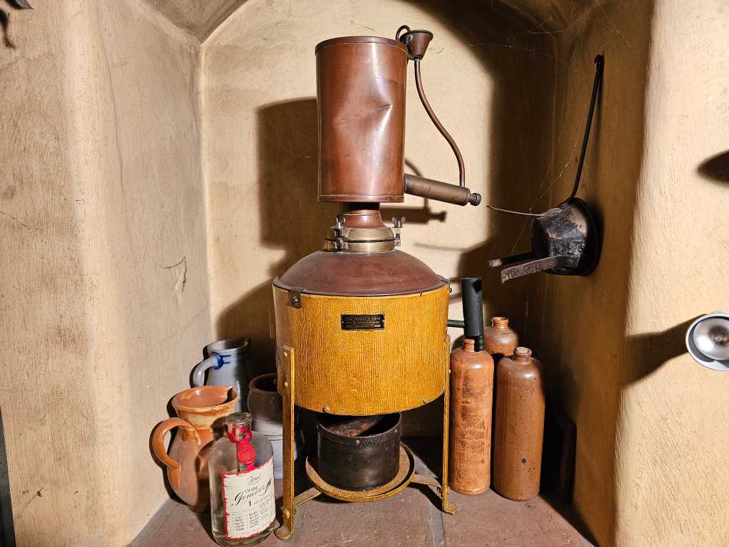 Antique liqueur distiller