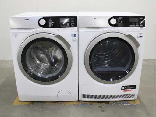 AEG 7000 Series | Lavamat ProSteam Technology Washing Machine & AEG 8000 Series | Lavatherm AbsoluteCare System Tumble Dryer
