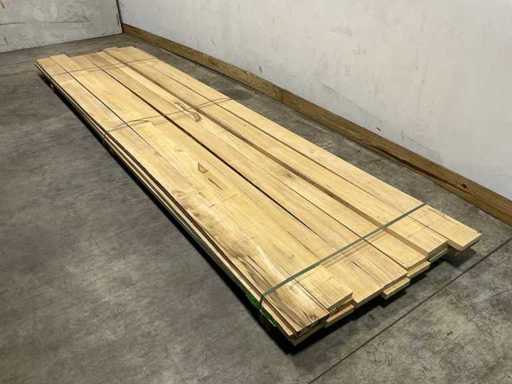 Deska z drewna celtis - 430x15,5x3 cm (18x)