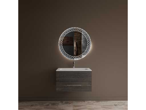 Gliss Design Mobile Base 80 cm Apollo Rovere Nero Set