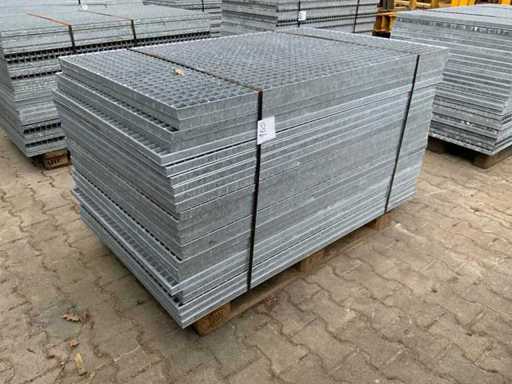 Steel slatted floor 1440/1400x880mm (25x)