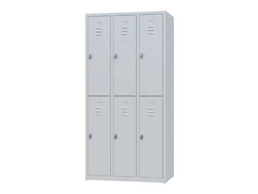 Povag PLP-102 Armadio armadietto in metallo 6 porte