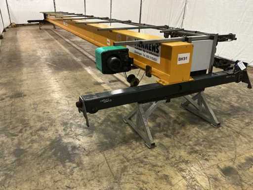 2006 Verlinde 3,200 KG x 14,25 m Oberleitungskran