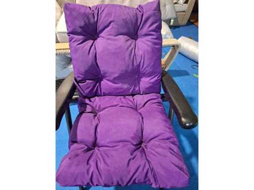 Cushion 100x50cm - Purple - 4pcs