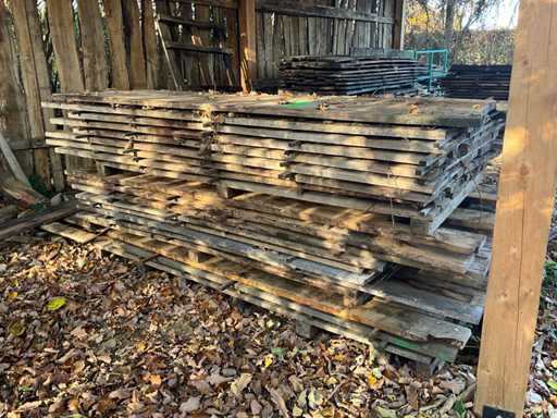 Partij rustieke massief eiken planken