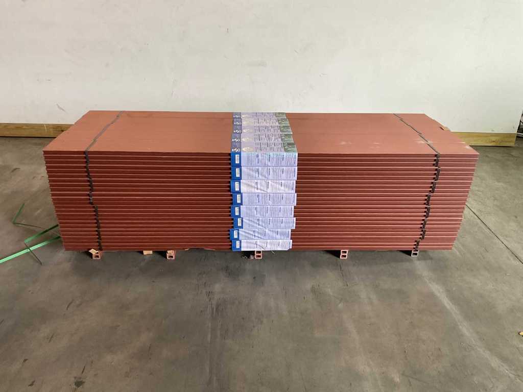 20,46m² Composite decking package brown 