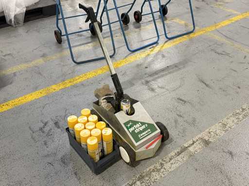   Floor marking device