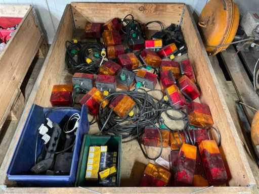 Lumières de caravane de fête