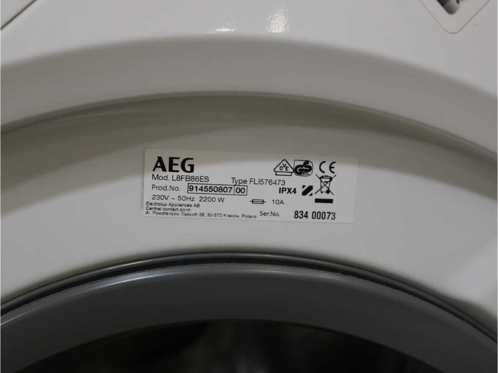 8000 Series Lava mat ã? KOMix Technology Washing Machine & AEG 8000