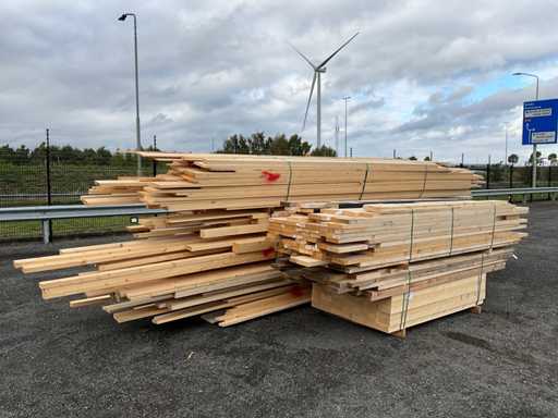 Vuren Bouwhout Ruw En Geschaafd +/-7M3