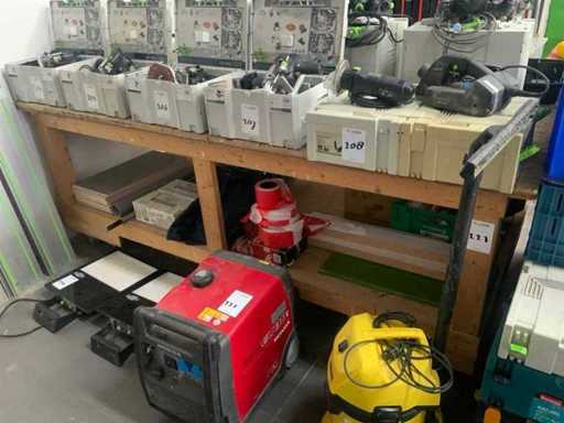 Tavolo da lavoro mobile in legno