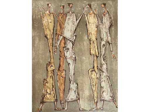 Remy Cornelissen - colour lithograph