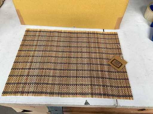 Fair Trade bamboe placemat 40 x 30 cm (69x)
