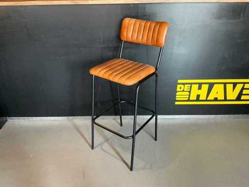 Krzesek barowy z oparciem (4x)