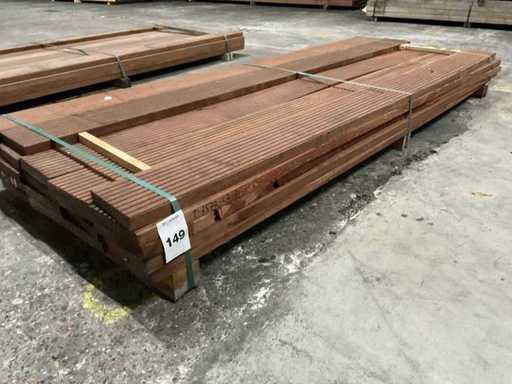 Azobe vlonderdelen 35x190 mm (23x)