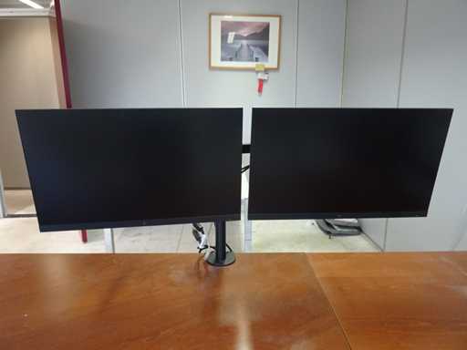 HP - Double moniteur sur bras de moniteur (9x)