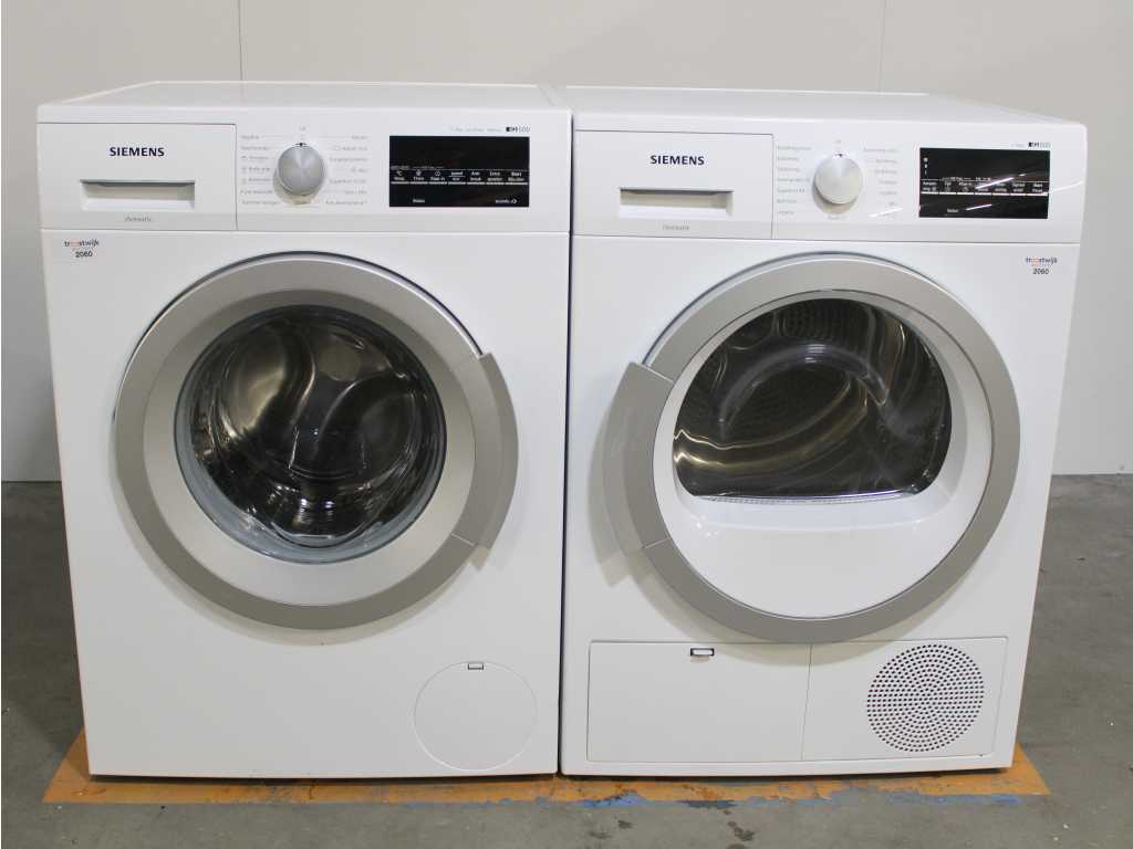Siemens iQ500 iSensoric aquaStop iQdrive Washing Machine & Siemens iQ500 iSensoric Dryer