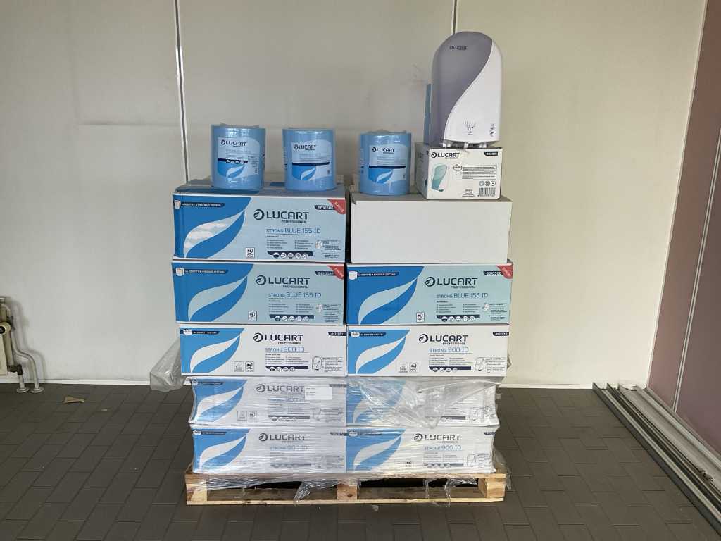 Batch Lucart ID Sanitary towel and toilet paper