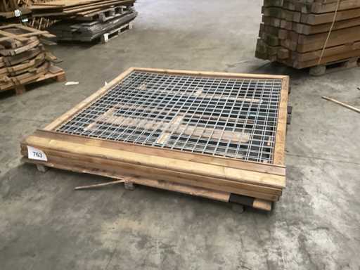 Woodvision Trellis tuinscherm 180x180 cm (2x)