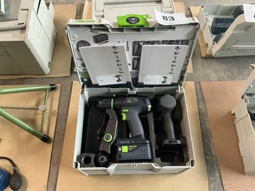 Festool T18+3 / TID 18 Schroefboormachine (2x)