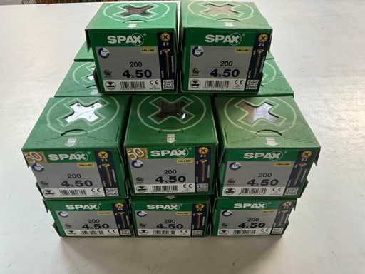 Vite Spax 200 pezzi 4 x 50 (20x)