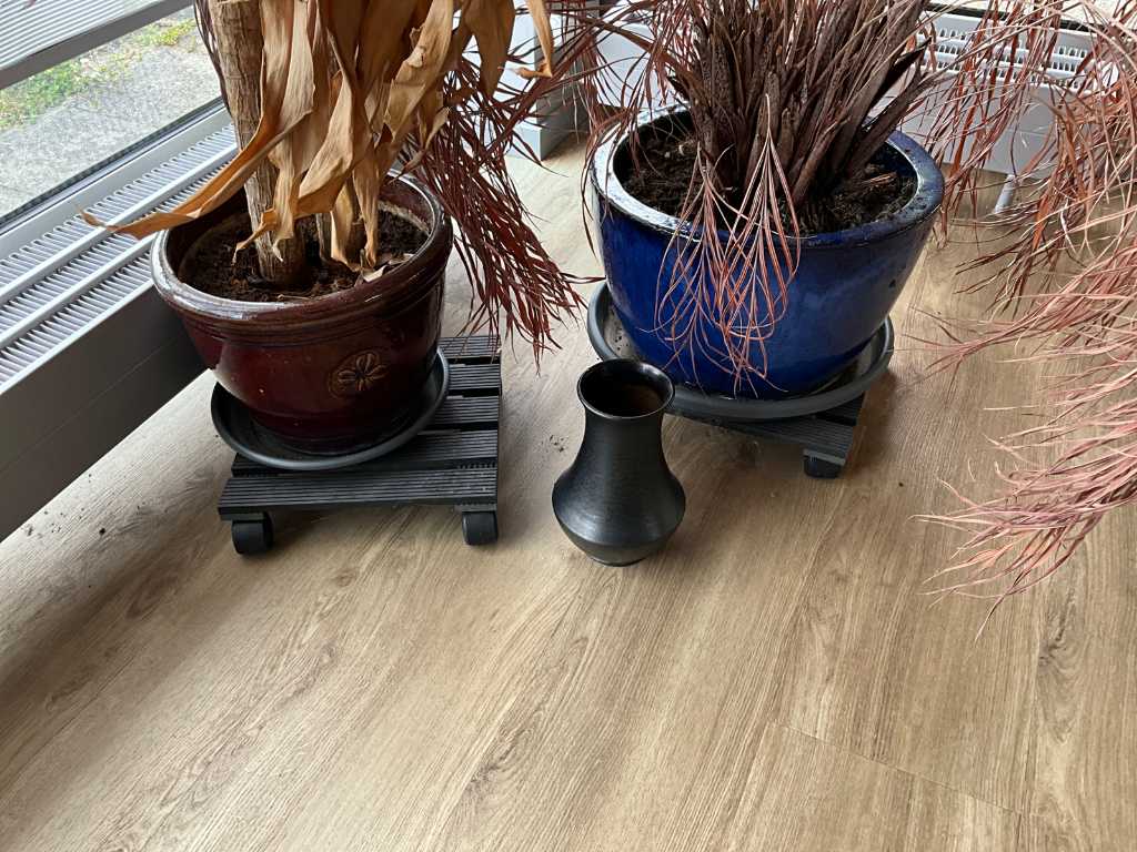 Plant pots and vases (2x)
