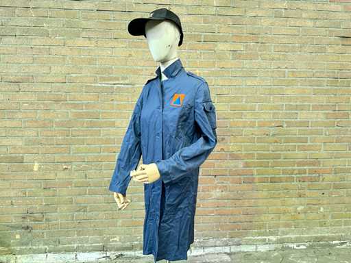 Partia niebieskich powłok pyłowych