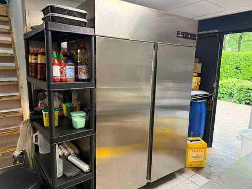 2020 Coreco CGR-1002-SPF 2-Door Stainless Steel Refrigerator