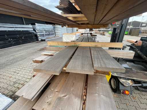 Guyana Ipé planks planed 4550x145x21mm (3x)