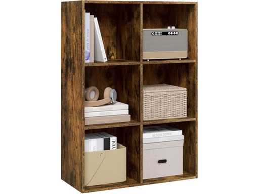 6-cube bookcase, low shelf
