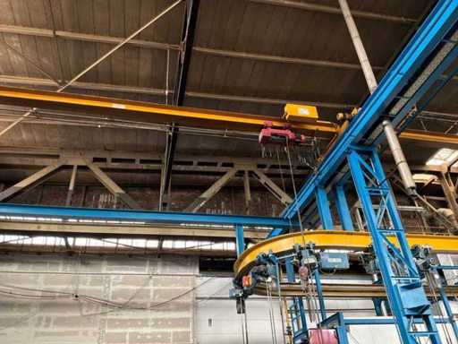 1978 CARL STAHL 2,0 T0 VERRICELLO A FUNE METALLICA COME GRU AEREA 310