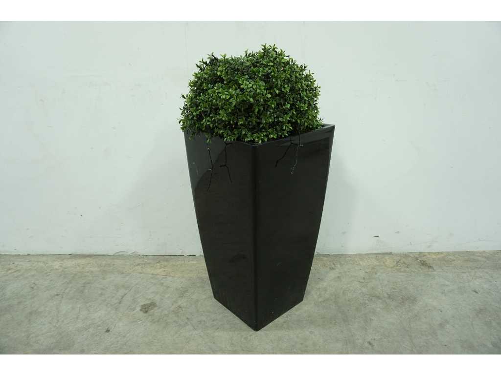 Artificial plant with pot (2x)