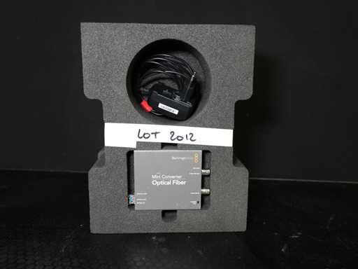 BLACKMAGIC - SET OF 2 BLACK MAGIC SIGNAL CONVERTER HD-SDI/3G TO OPTICAL FIBER - Video