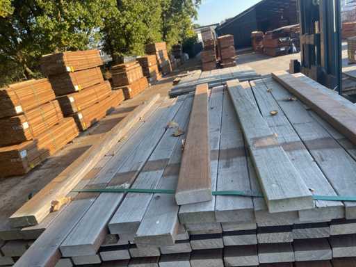 Ipé Lamellen gehobelt 1250x70x25mm (252x)