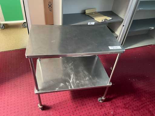 Roestvrijstalen rolwagen