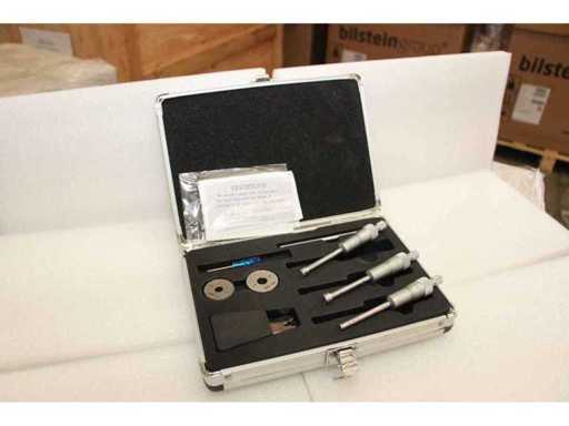 FREUTEK SDM0064 Conjunto de 3 micrómetros interiores de 3 puntos 6-12 x 0,001 mm