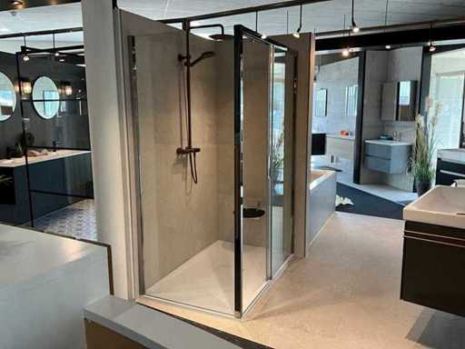 Novellini - Cabine de douche 90 x 140 x 203 cm