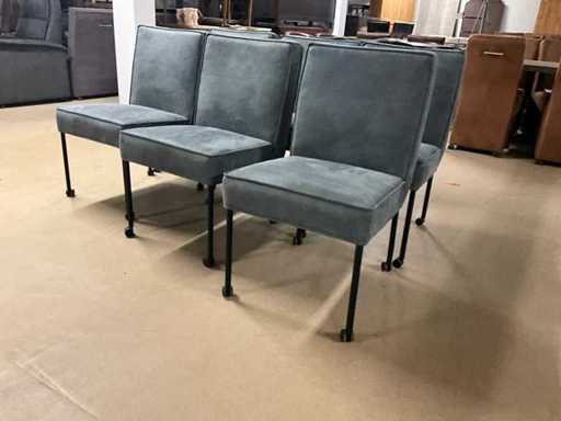 Chaise mobile de salle à manger (6x)