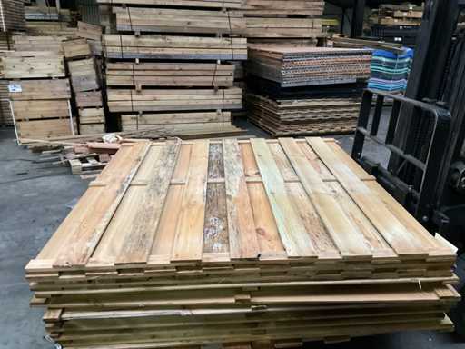 Grille de jardin de pins imprégnée - 180x180 cm (10x)