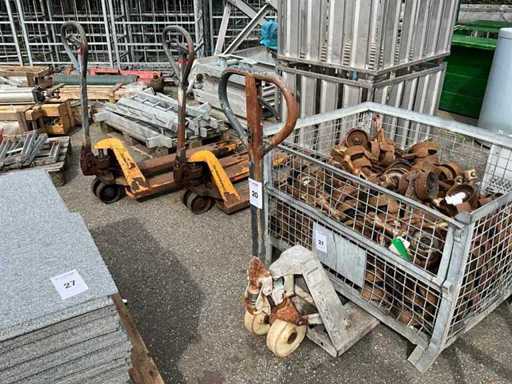 Jungheinrich Hand Hydraulic Pallet Truck (3x)