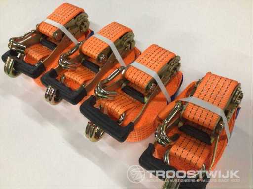 Facile à utiliser - 5 tonnes - Sangle à cliquet (4x)