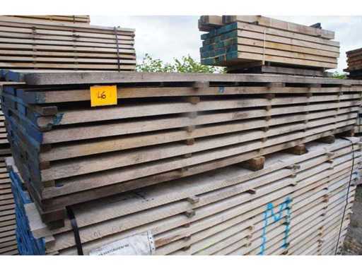 0,54 m³ Eiken planken 30mm